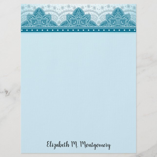 Floral Letterhead (Front)