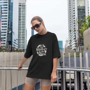 Floral Lettering Help Yourself T-Shirt