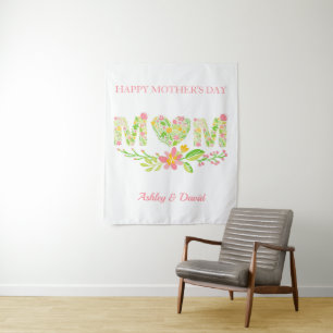 Floral Letters Tapestry