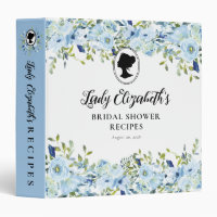 Floral Light Blue Regency Society Bridal Shower