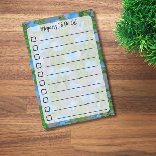 Floral Lined To Do List Post-it Notes