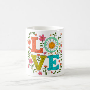 Floral Love  Coffee Mug