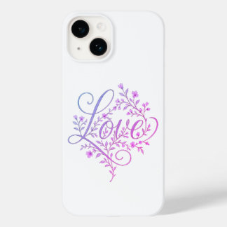 "Floral Love Embroidery - Romantic Vintage Bloom" Case-Mate iPhone 14 Case