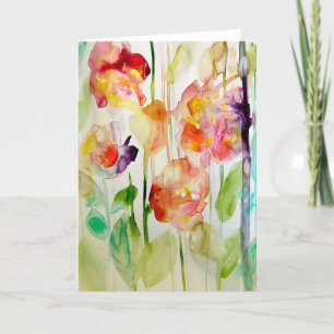 floral love greeting card