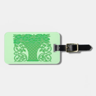 Floral Luggage Tag