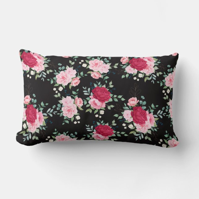Floral Lumbar Pillow (Front)