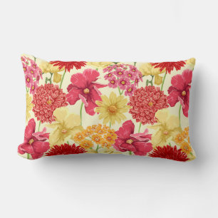Floral Lumbar Pillow