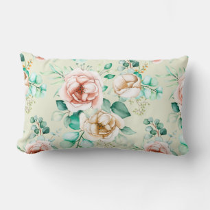 Floral Lumbar Pillow