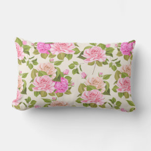 Floral Lumbar Pillow