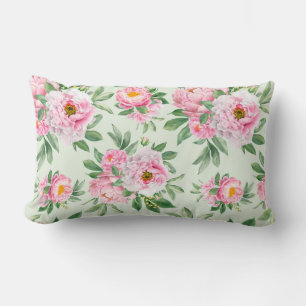Floral Lumbar Pillow