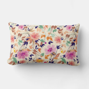 Floral Lumbar Pillow