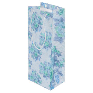 Floral Luxury Wine Gift Bag