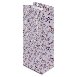 Floral Luxury Wine Gift Bag