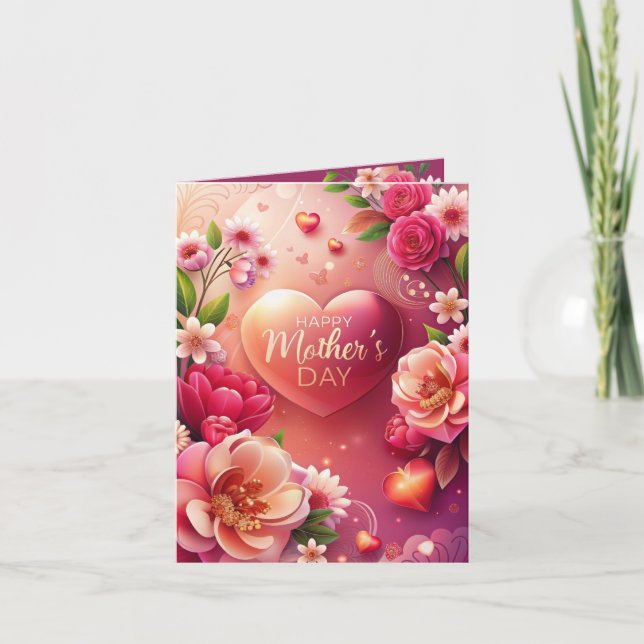 Floral Magic for Mom Card (Front)