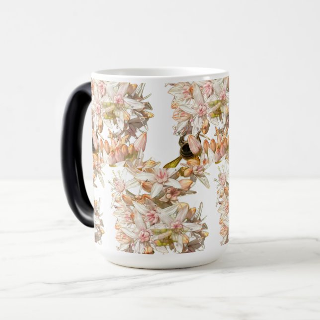 Floral  magic mug (Front Left)
