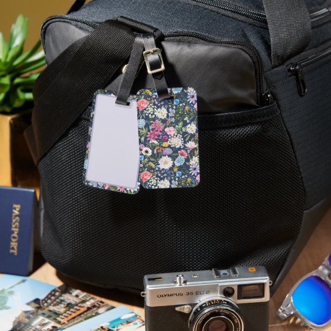 Floral - Maisy Luggage Tag (Front & Back)
