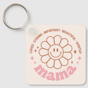 Floral Mama Keychain