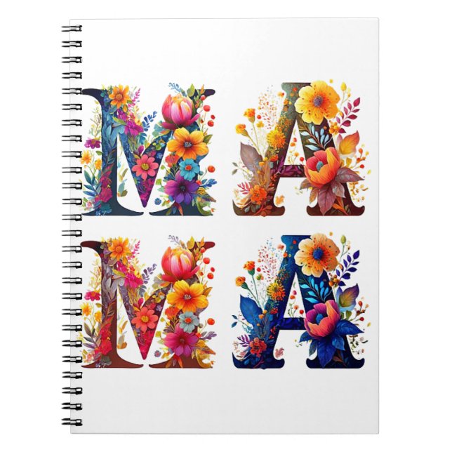 Floral MAMA Notebook (Front)