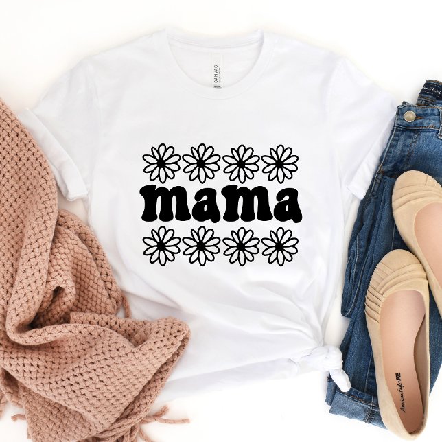 Floral Mama T-shirt (Creator Uploaded)