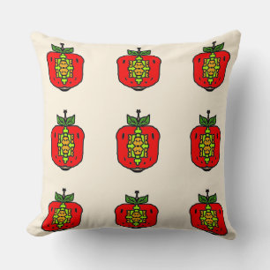 Floral Mandala Art Throw Pillow