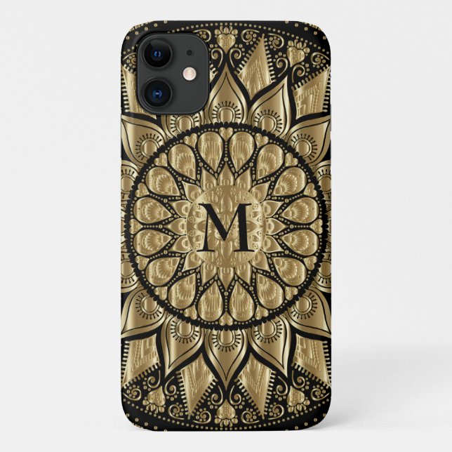 Floral Mandala Case-Mate iPhone Case (Back)