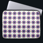 Floral Mandala Pattern Laptop Sleeve<br><div class="desc">A long body pillow featuring an elegant purple floral mandala pattern,  perfect for adding artistic comfort to your bedroom decor.</div>