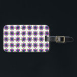 Floral Mandala Pattern Luggage Tag<br><div class="desc">A long body pillow featuring an elegant purple floral mandala pattern,  perfect for adding artistic comfort to your bedroom decor.</div>