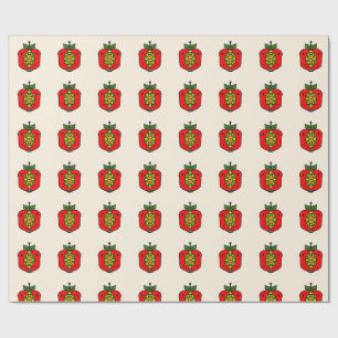 Floral Mandala Pattern Wrapping Paper