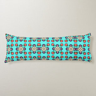 Floral Mandala Seamless Pattern Body Pillow