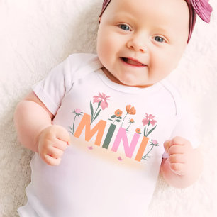 Floral  Matching Mommy daughter  Baby Bodysuit