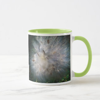 Floral/mauvaise herbe 16oz. Tasse de café de photo