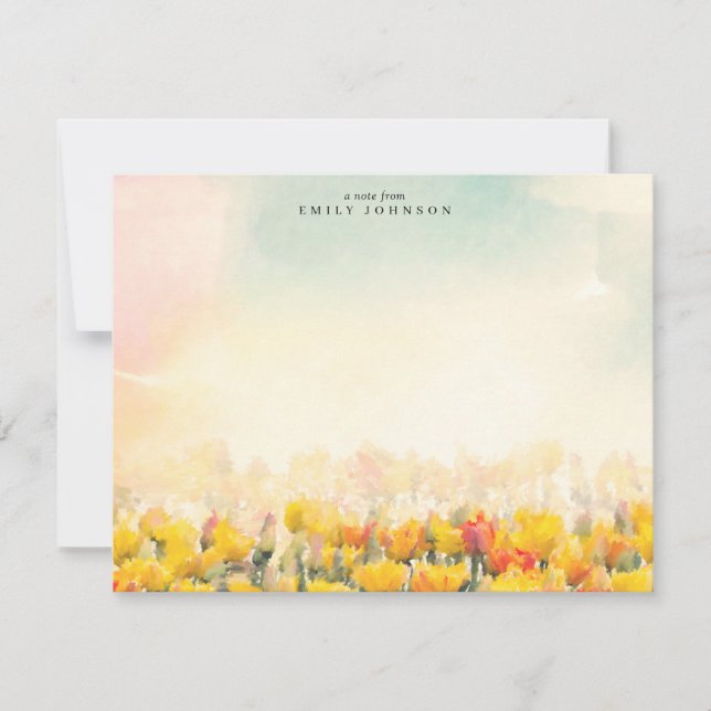 Floral Meadow Note Card (Front)