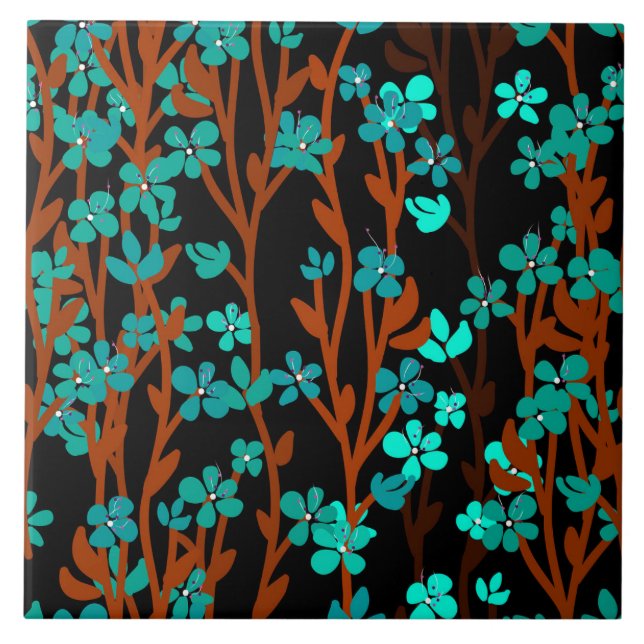 Floral Meadow Tile (Front)