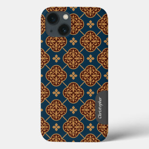 Floral medieval tile pattern CC0910 Augustus Pugin iPhone 13 Case
