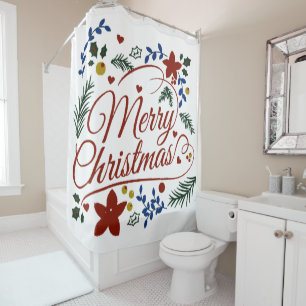 Floral Merry Christmas  