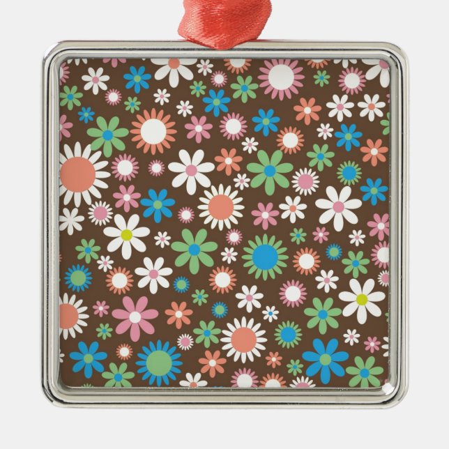 Floral Metal Ornament (Front)