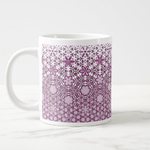 Floral Metamorphosis Pattern Large Coffee Mug