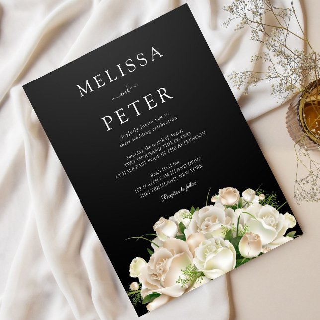  Floral  Minimalist  Wedding Invitation (Creator Uploaded)