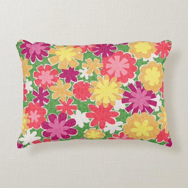 Floral Mix Accent Pillow (Front)