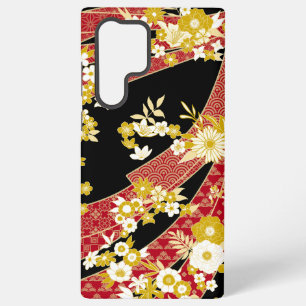 Floral Mix Kimono Pattern Samsung Galaxy Case