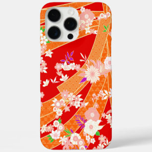 Floral Mix Kimono Pattern Spring iPhone 16 Pro Max Case