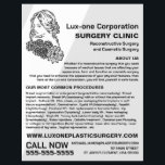 Floral Model, Plastic Surgeon, Plastic Surgery Flyer<br><div class="desc">Floral Model,  Plastic Surgeon,  Plastic Surgery Advertising Flyers By The Business Card Store.</div>