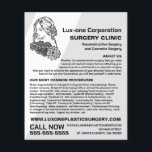 Floral Model, Plastic Surgeon, Plastic Surgery Flyer<br><div class="desc">Floral Model,  Plastic Surgeon,  Plastic Surgery Advertising Flyers By The Business Card Store.</div>