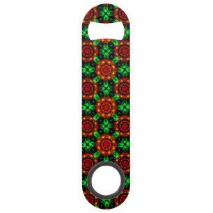 Floral Modern Boho Elegant Abstract Pattern #504 Bar Key
