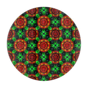 Floral Modern Boho Elegant Abstract Pattern #504 Cutting Board