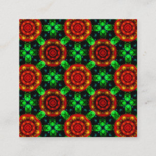 Floral Modern Boho Elegant Abstract Pattern #504 Enclosure Card