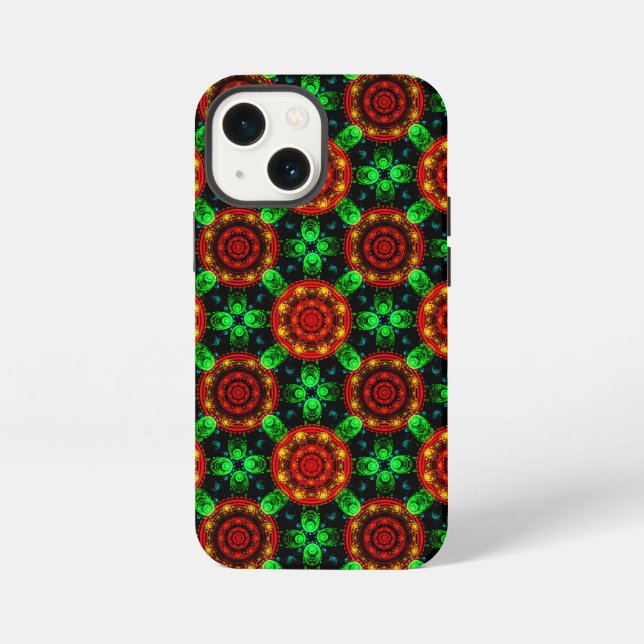 Floral Modern Boho Elegant Abstract Pattern #504 iPhone Case (Back)