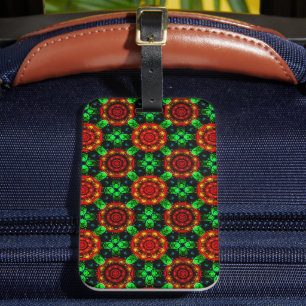 Floral Modern Boho Elegant Abstract Pattern #504 Luggage Tag