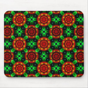 Floral Modern Boho Elegant Abstract Pattern #504 Mouse Pad