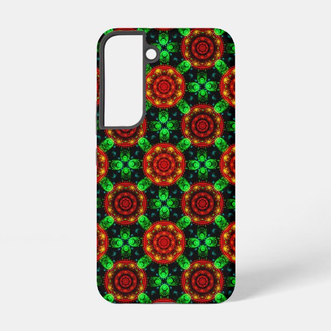 Floral Modern Boho Elegant Abstract Pattern #504 Samsung Galaxy S22 Case (Back)